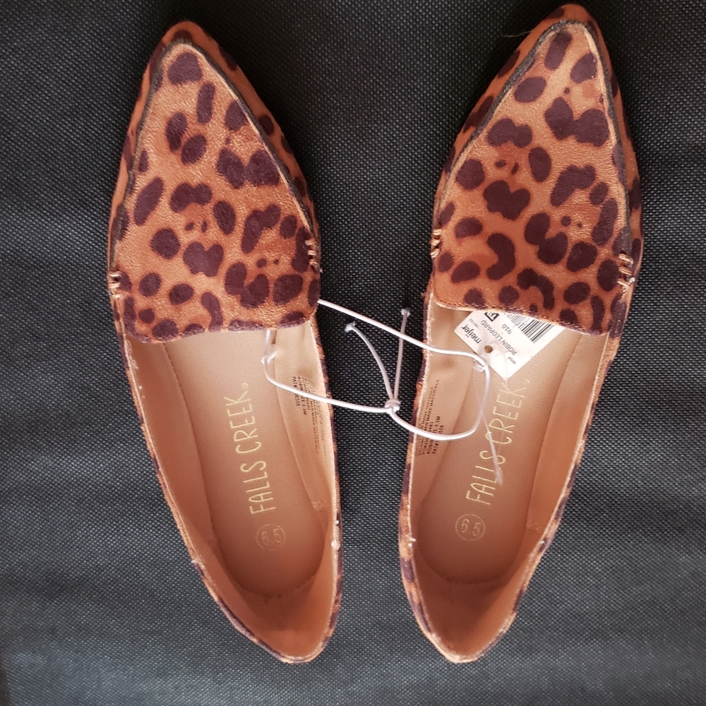 Falls Creek leopard print flats.